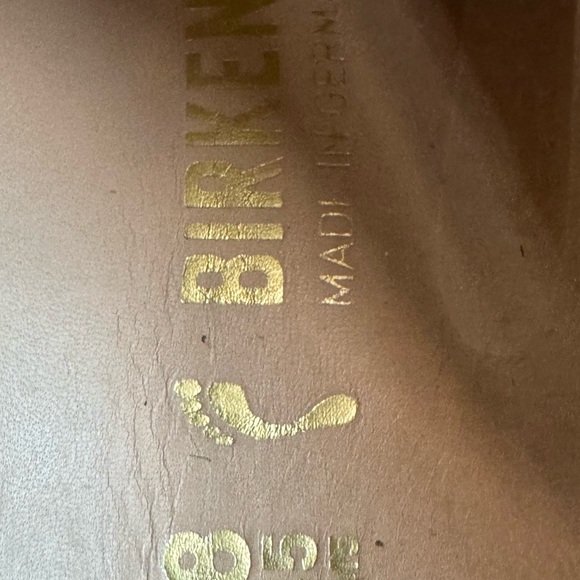 Birkenstock Kyoto New Beige Nubuck Slide Sandals size EU38/US7-8 EUC $160 - Picture 10 of 15